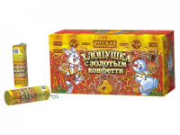 Хлопушка с золотым конфетти Хлопушки купить в Сунже Алания | sunzhaalaniya.salutsklad.ru