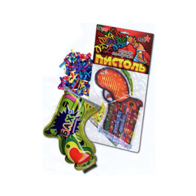 Пистоль Надувная хлопушка купить в Сунже Алания | sunzhaalaniya.salutsklad.ru