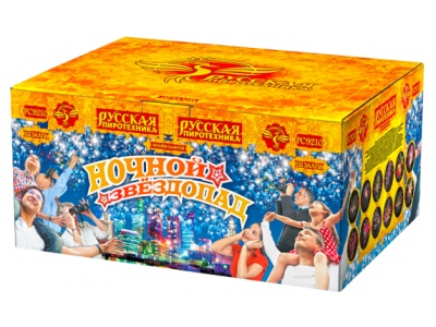 Ночной звездопад Комбинированный Фейерверк купить в Сунже Алания | sunzhaalaniya.salutsklad.ru