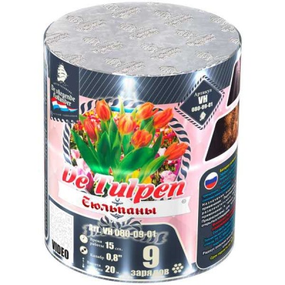 Тюльпаны Батарея салютов купить в Сунже Алания | sunzhaalaniya.salutsklad.ru