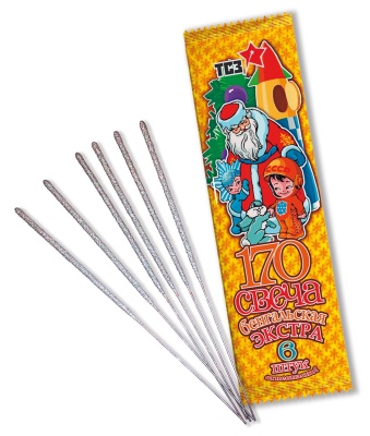 170 мм. Экстра Бенгальские огни купить в Сунже Алания | sunzhaalaniya.salutsklad.ru