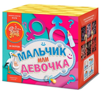 Мальчик или девочка М Фейерверк купить в Сунже Алания | sunzhaalaniya.salutsklad.ru